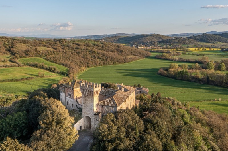 Medieval castle in Umbria