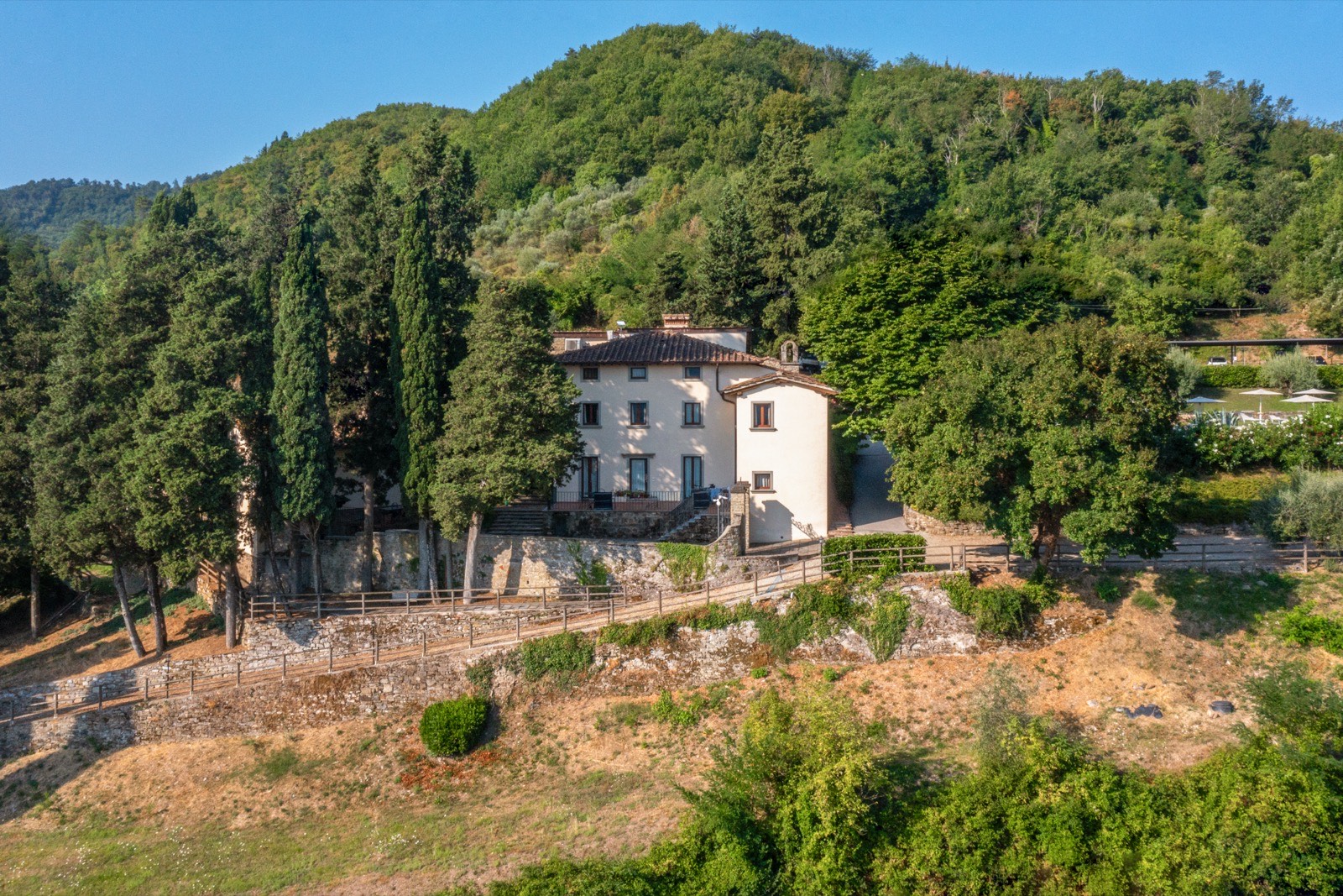 Restored hamlet in the Mugello