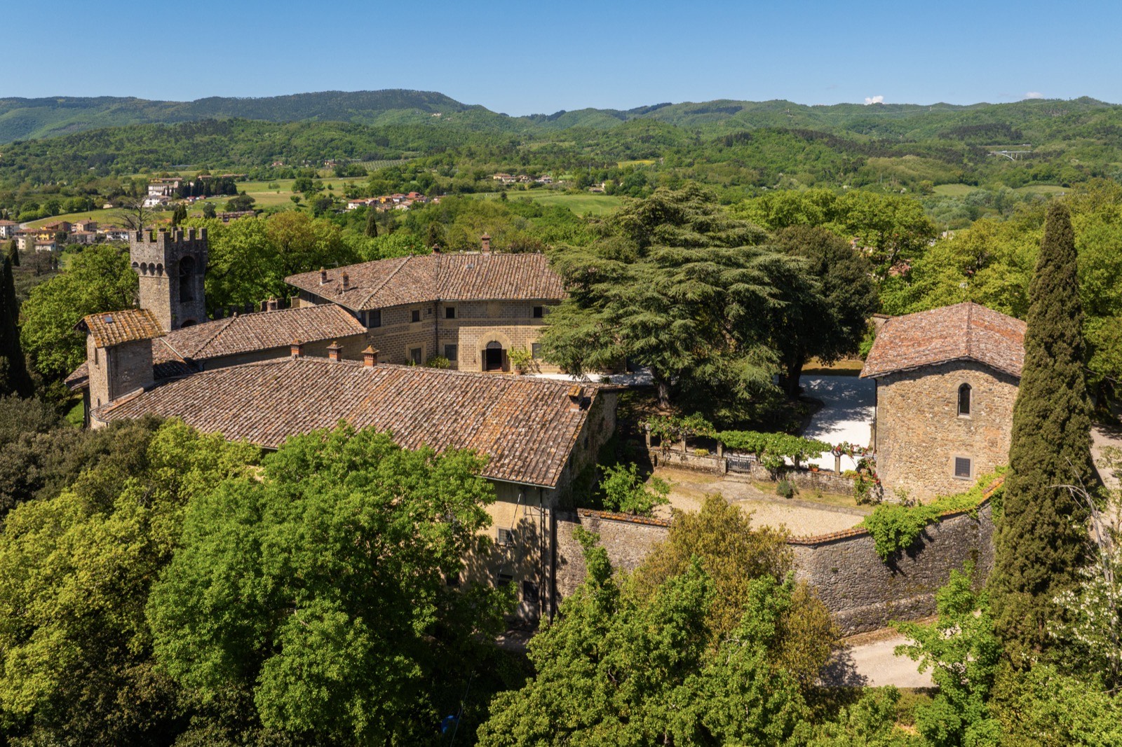 Medieval castle estate in the Mugello